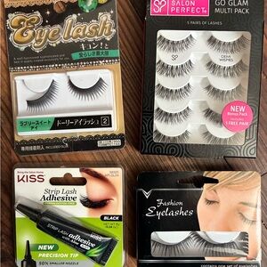 Salon Perfect and Fashion Eyelashes Sets with lash glue. 
Never opened.